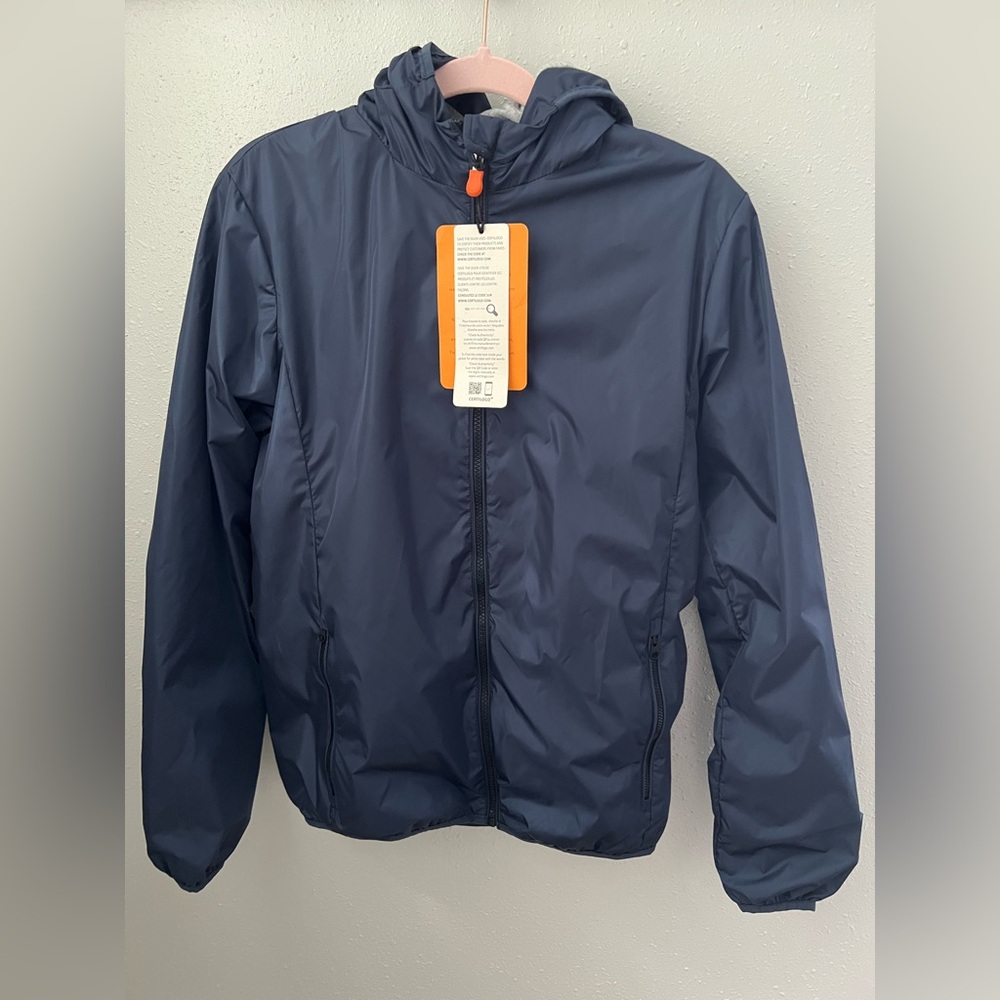 Save the Duck Unisex Kids Jacket Jules in Navy Size 16 New - Picture 3 of 9